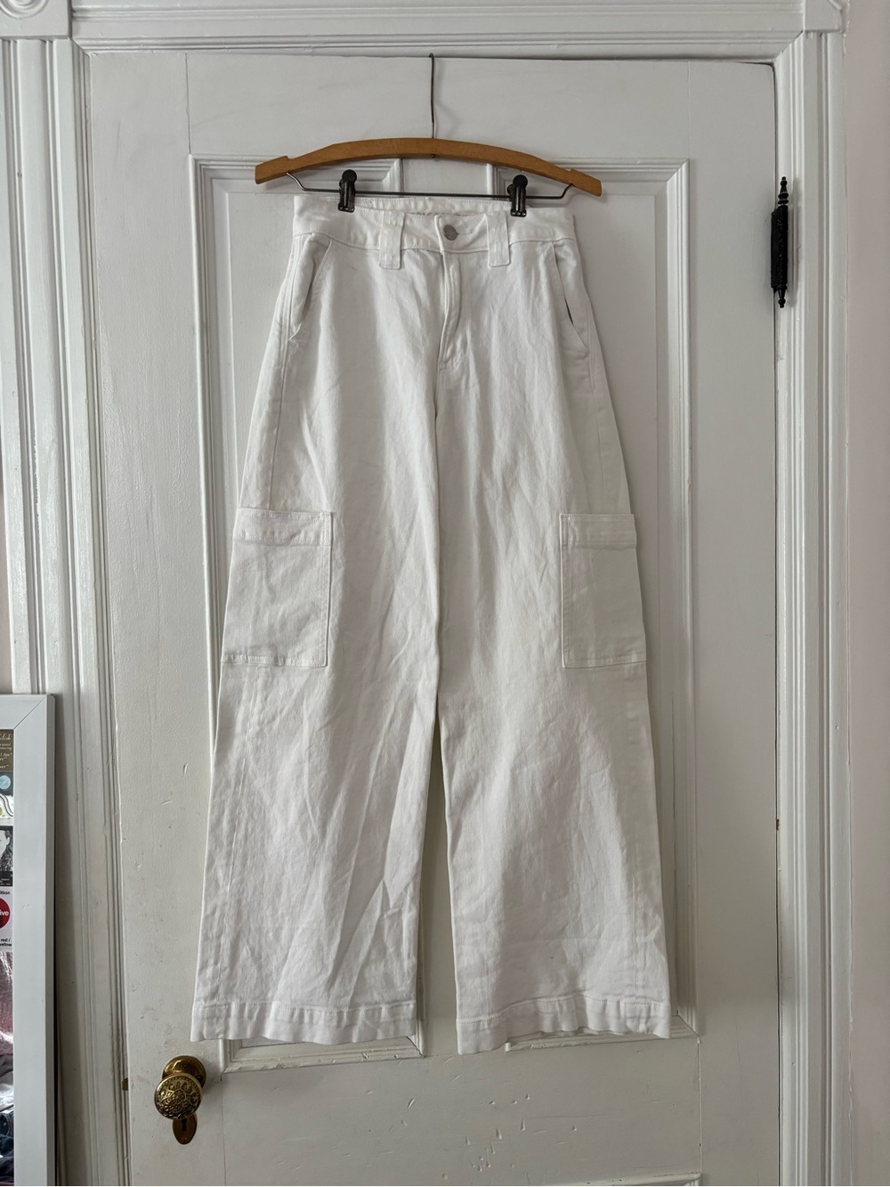 American Eagle Outfitters White Stretch Jeans 00 Short